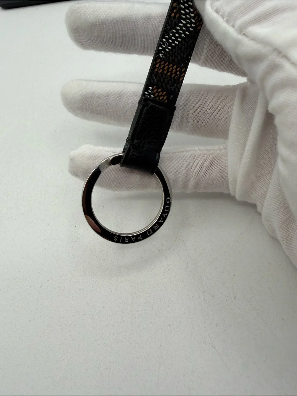 Goyard Two tone Sesame KeyChain Ring